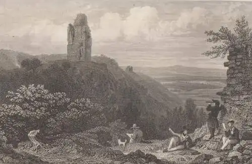Stahlstich: Der Kiffhäuser, Das malerische und romantische..., Wagner, 1838
