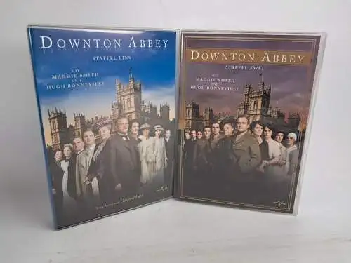 2 DVD-Boxen: Downton Abbey. Staffel 1+2, Julian Fellowes, Michelle Dockery