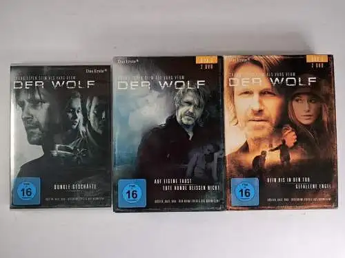 3 DVD-Boxen: Der Wolf (Varg Veum) 1. Dunkle Geschäfte, Box 2+3, Trond Espen Seim