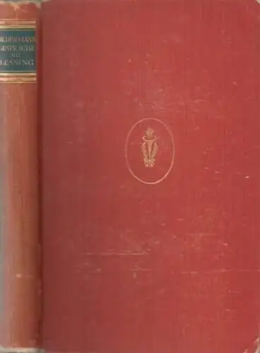 Buch: Gotthold Ephraim Lessings Gespräche, Biederman, F. F. v., 1924, Propyläen