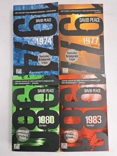 Buch: Red Riding Quartett 1-4 - 1974, 1977, 1980, 1983 (komplett), David Peace