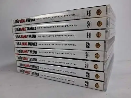 8 DVD-Boxen: The Big Bang Theory. Staffel 1-8, Jim Parsons, Kaley Cuoco, Serie