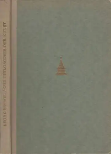 Buch: Zur Philosophie der Kunst, Georg Simmel, 1922, Gustav Kiepenheuer Verlag