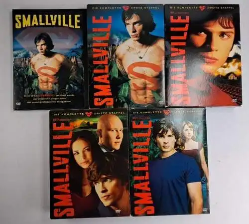 5 DVD-Boxen: Smallville. Staffel 1-4 + Film, Tom Welling, Superman, Serie