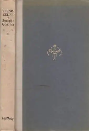 Buch: Deutsche Schriften, Heinrich Seuse, 1924, Insel Verlag, Der Dom