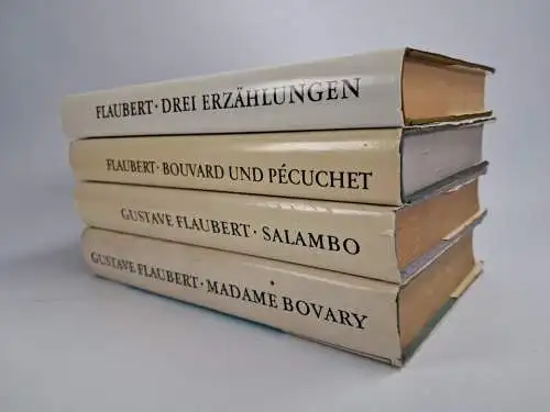 Buch: Gustav Flaubert - 4 Bände Gesammelte Werke in Einzelbänden, Rütten Loening