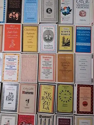 10 Bücher Sammlung Dieterich, Zola, Lichtenberg, Strindberg, Apulejus, Poe ...