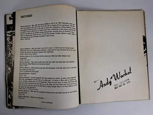 Buch: Andy Warhol's Index (Book), 1967, Black Star / Random House, New York