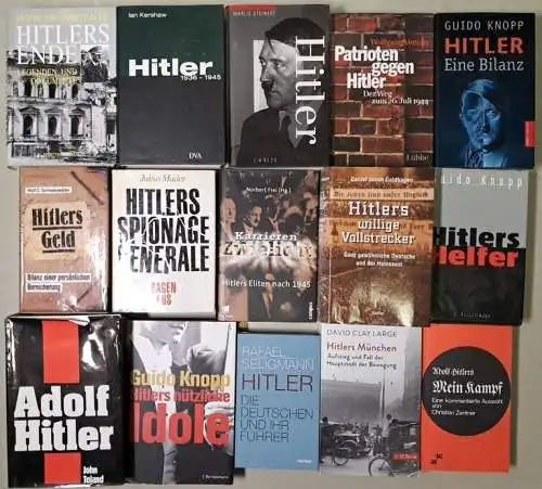 21 Bücher Adolf Hitler: Wien, Geld, Geheimwaffen, SS, Wolfsschanze, Ende ...