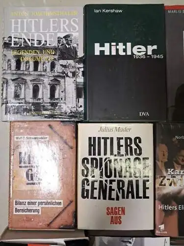 21 Bücher Adolf Hitler: Wien, Geld, Geheimwaffen, SS, Wolfsschanze, Ende ...