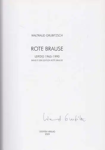 Buch: Rote Brause, Grubitzsch, Waltraud. Edition Rote Brause, Steffen Ver 310060