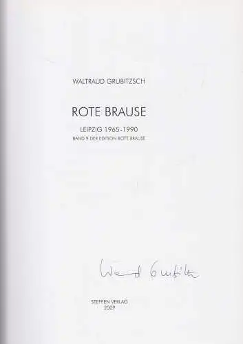 Buch: Rote Brause, Grubitzsch, Waltraud. Edition Rote Brause, Steffen Ver 310060