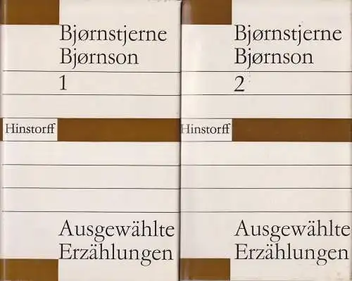 Buch: Ausgewählte Erzählungen in zwei Bänden, Björnson, Björnstjerne. 2 Bände