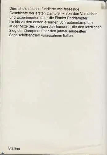 Buch: Dampfer erobern die Meere, Oosten, F. C. van, 1975, Stalling