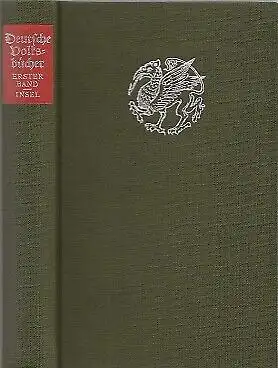 Buch: Deutsche Volksbücher, Bradatsch, Gertrud. 1986, Insel Verlag, Erster Band