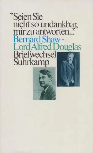 Buch: "Seien Sie nicht zu undankbar...", Hyde, Mary (Hrsg.), 1986, Suhrkamp