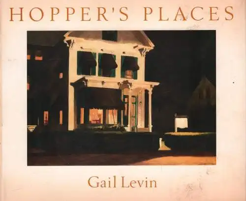 Buch: Hoppers Places, Levin, Gail, 1985, Alfred A. Knopf, signiert