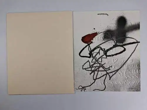 Buch + Grafik: Ein Spiel vor Spiegeln, Tilbert Stegmann / Antoni Tapie, 1987