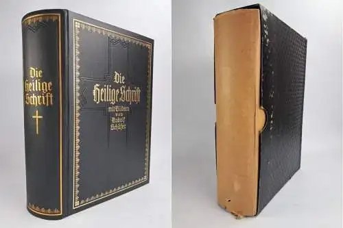 Biblia: Die Bibel, Martin Luther, Bilder v. Rudolf Schäfer, 1929, mit Apokryphen