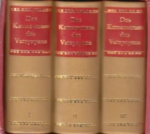 Buch: Das Kamasutram des Vatsyayana. 3 Bände, 1989, Offizin Andersen Nexö