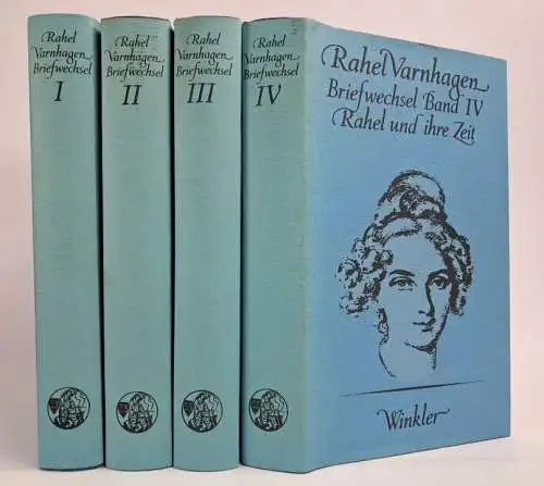 Buch: Rahel Varnhagen - Briefwechsel Band I-IV, 1979, Winkler Verlag, 4 Bände