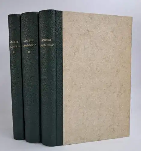 Buch: Grundriss zur Geschichte der deutschen Dichtung 1-3, Karl Goedeke, 1884 ff