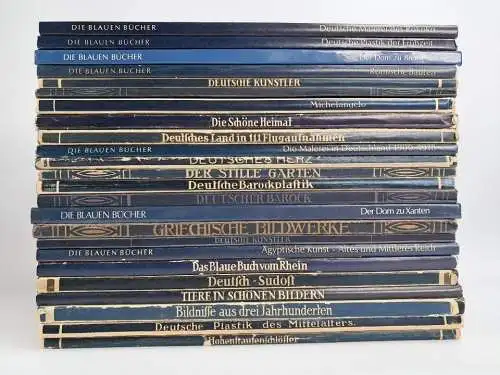 24 Bücher Die Blauen Bücher, Langewiesche, Konvolut, Sammlung, Bundle