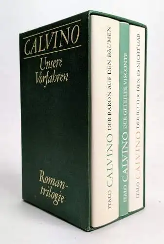 Buch: Unsere Vorfahren, Calvino, Italo. 3 Bände, 1983, Volk und Welt Verlag