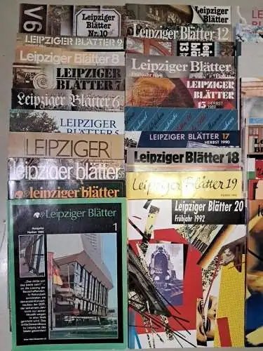 40x Leipziger Blätter, Heft 1-40, Passage Verlag, 40 Hefte, Konvolut, Sammlung