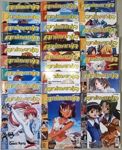 26 Hefte Animania 2003 / 2004 / 2005 / 2007, Manga, Anime, Comic, Zeitschrift