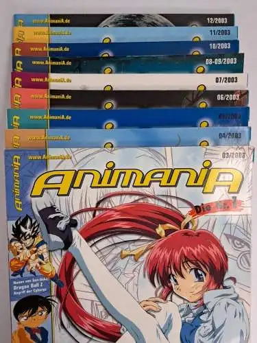 26 Hefte Animania 2003 / 2004 / 2005 / 2007, Manga, Anime, Comic, Zeitschrift