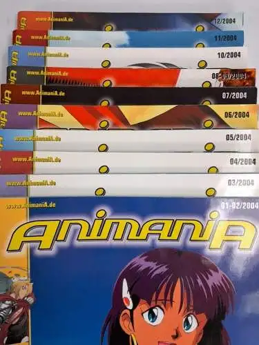 26 Hefte Animania 2003 / 2004 / 2005 / 2007, Manga, Anime, Comic, Zeitschrift