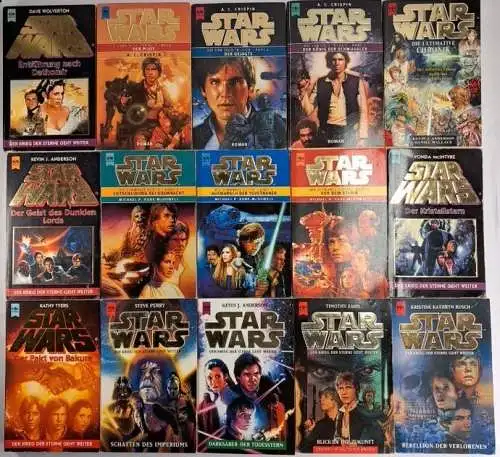 15 Bücher Star Wars, Heyne, Science fiction, Anakin Skywalker, Darth Vader