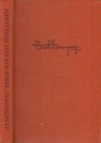 Buch: Paris - ein Fest fürs Leben, Hemingway, Ernest. 1966, Aufbau Verlag