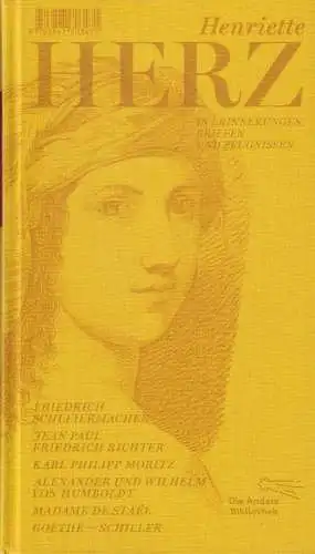 Buch: Henriette Herz, In Erinnerungen, Briefen und Zeugnissen, Schmitz, Rainer