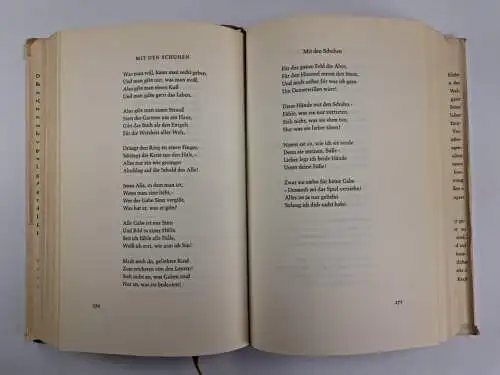 Buch: Gedichte, Rudolf Borchardt Gesammelte Werke in Einzelausgaben, 1957, Klett