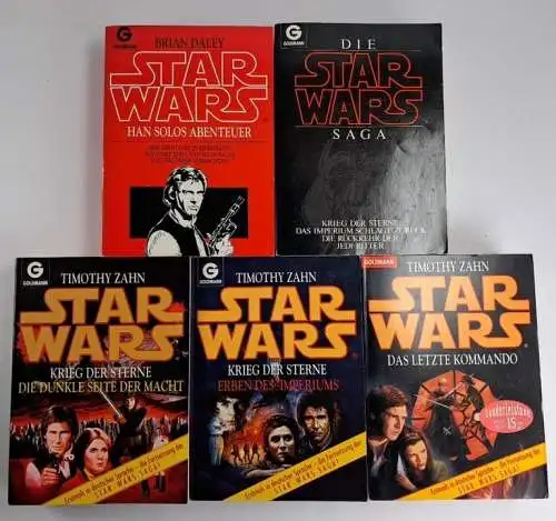 5 Bücher Star Wars, Goldmann, Science fiction, Anakin Skywalker, Darth Vader