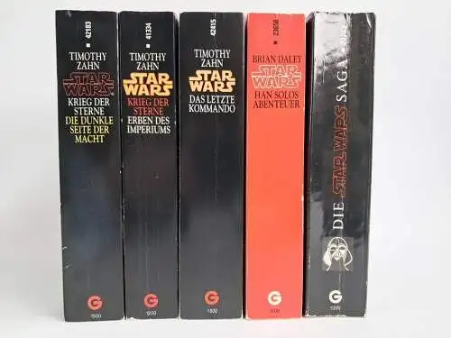 5 Bücher Star Wars, Goldmann, Science fiction, Anakin Skywalker, Darth Vader