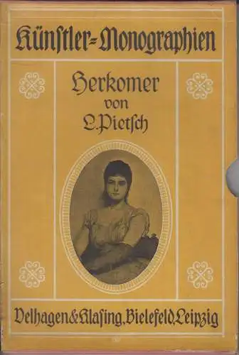 Buch: Herkomer, Pietsch, Ludwig. Künstler-Monographien, 1901, gebraucht, gut