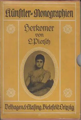 Buch: Herkomer, Pietsch, Ludwig. Künstler-Monographien, 1901, gebraucht, gut