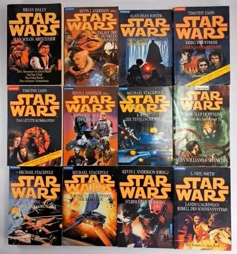 12 Bücher Star Wars, Goldmann, Science fiction, Anakin Skywalker, Darth Vader