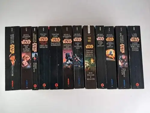 12 Bücher Star Wars, Goldmann, Science fiction, Anakin Skywalker, Darth Vader