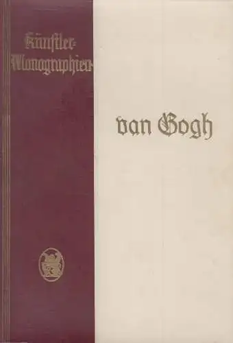Buch: Vincent van Gogh, Knapp, Fritz, Künstler-Monographien 118, 1930