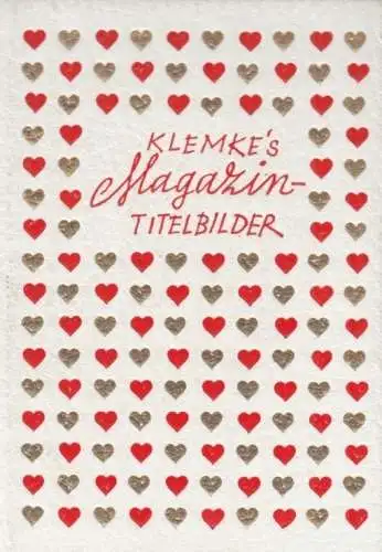 Buch: Magazin-Titelbilder aus drei Jahrzehnten, Klemke, Werner. 1986