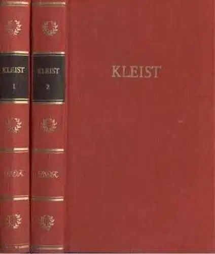 Buch: Kleists Werke in zwei Bänden, Kleist, Heinrich von. 2 Bände, 1963