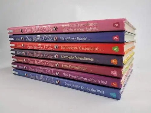 7 Bücher Der Muffin-Club Band 1-6 + 8, Katja Alves, Elli Bruder, Arena Verlag