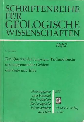 Mappe: Schriftenreihe für geologische Wissenschaften Heft 2, L. Eissmann, 1975