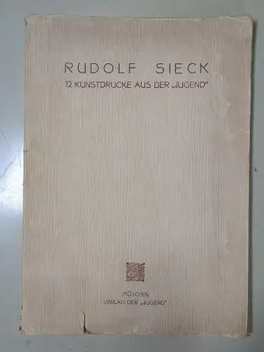 Kunstmappe: 12 Kunstdrucke aus der Jugend, Rudolf, Verlag der "Jugend"