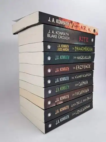 10 Bücher Jacqueline "Jack" Daniels Reihe, J. A. Konrath, Thriller, Amazon