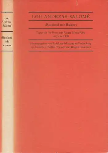 Buch: Russland mit Rainer, Tagebuch, Reise mit Rilke, Lou Andreas-Salome, 1999